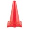 Hi-Visibility Flexible Vinyl Cone, Weighted, Orange, 18" Length